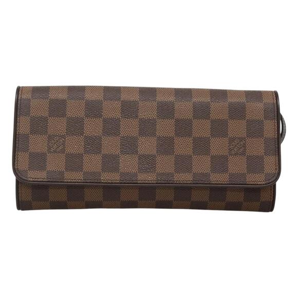 LOUIS VUITTON Damier Ebene Pochette Twin GM Shoulder Bag Spo N51851 - Picture 13 of 16